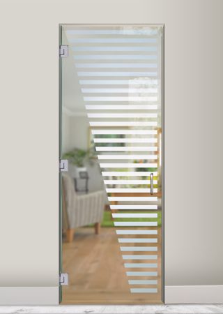 Interior Glass Door with sandblast Frosted Glass Design Art Glass Featuring Sandblast Etched Glass by Sans Soucie
