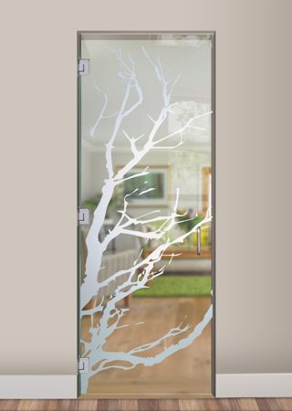 Interior Glass Door with sandblast Frosted Glass Design Art Glass Featuring Sandblast Etched Glass by Sans Soucie