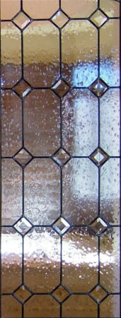 Door Glass Insert with a sandblast Frosted Glass Traditional Design Custom-Designed Decorative Etched Glass