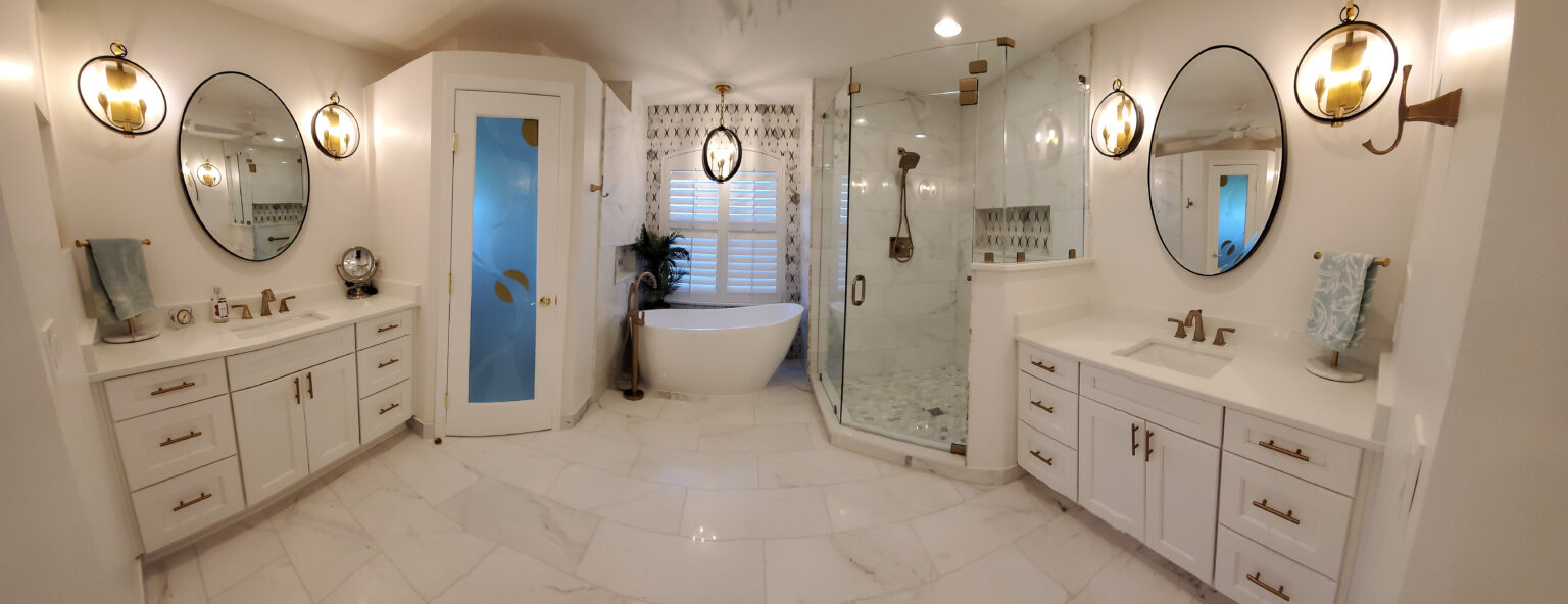 Double shower enclosures