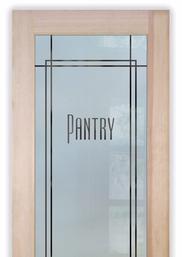 Pantry Doors Frosted Glass Pantry Door You Customize