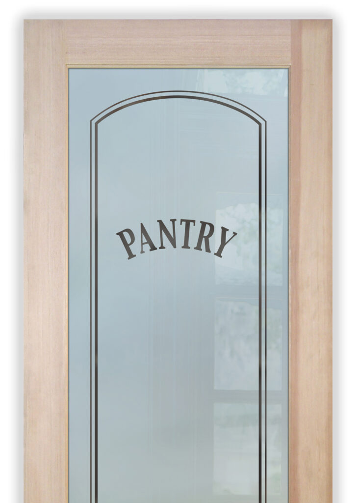 Simple pantry door sign