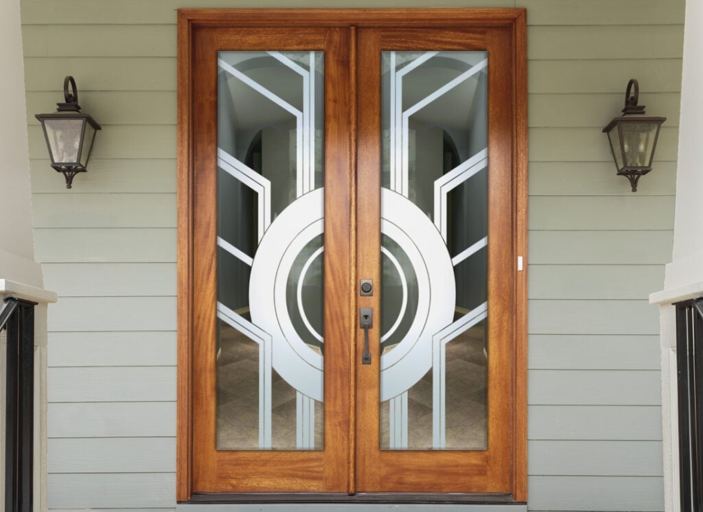 frosted glass doors sun odyssey design sans soucie art glass