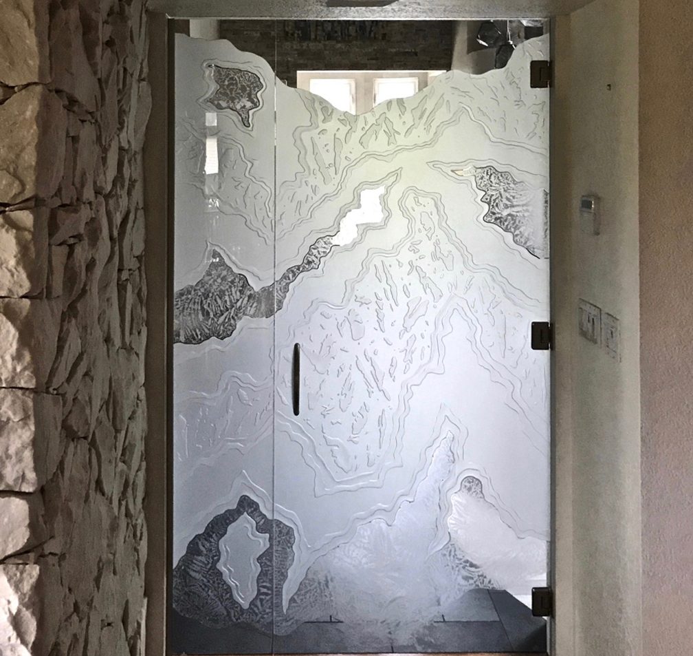 frosted glass door glaciers end sans soucie art glass