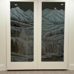 Image for Interior frosted glass doors done with excellent craftsmanship!