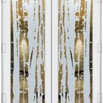 Image for What a statement piece! We bought a frosted glass interior door!