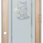 Image for Totally worth the price. I would recommend this frosted glass laundry door without hesitation.