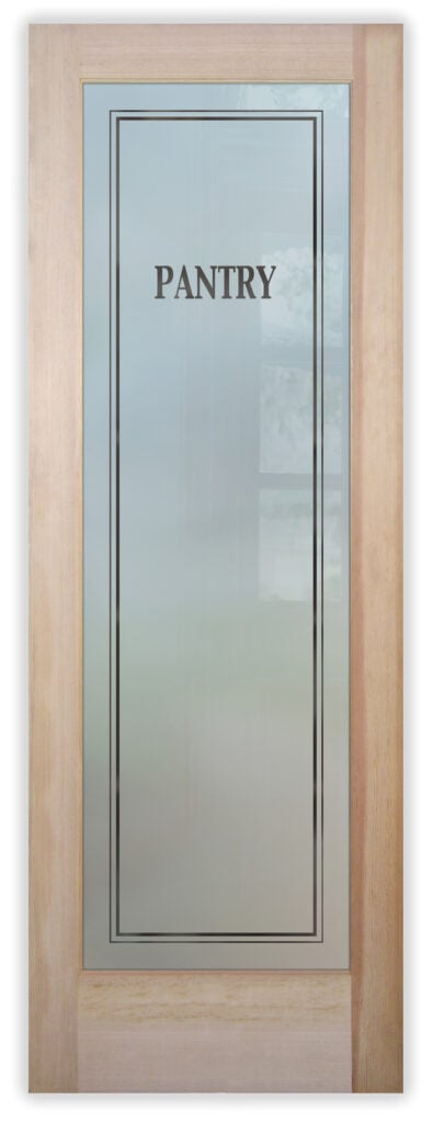 pantry door semi-private frosted glass interior door sans soucie classic style


