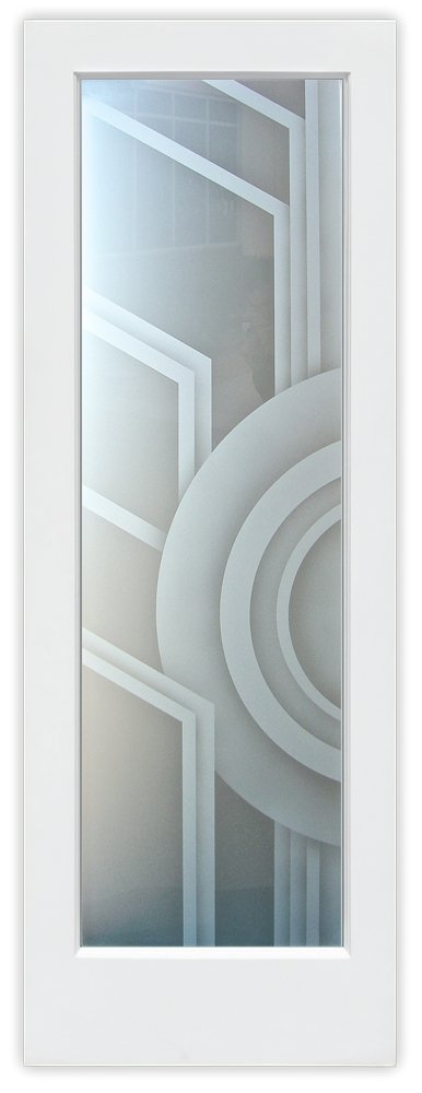 2D FROSTED GLASS PRIVATE SUN ODYSSEY || DESIGN INTERIOR PANTRY GLASS DOOR SANS SOUCIE 