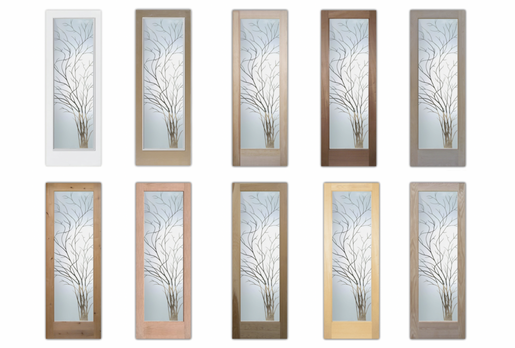 wood species guide slab prehung doors by sans soucie art glass