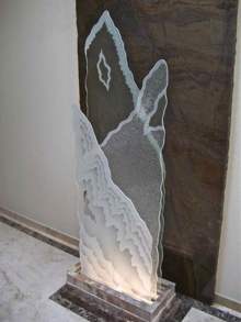 art glass sculpture sans soucie