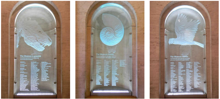 natural history museum glass donor plaques sans soucie art glass