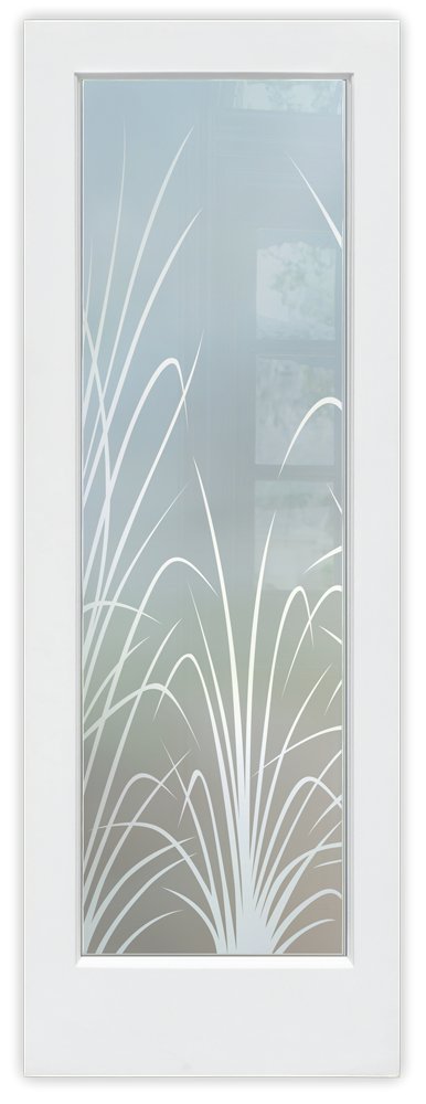 Wispy Reeds 1D Frosted Glass Finish Pantry Glass Door Interior Door Sans Soucie 