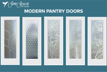 modern pantry doors frosted glass by sans soucie art glass
