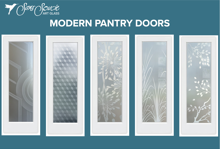 modern pantry doors frosted glass by sans soucie art glass