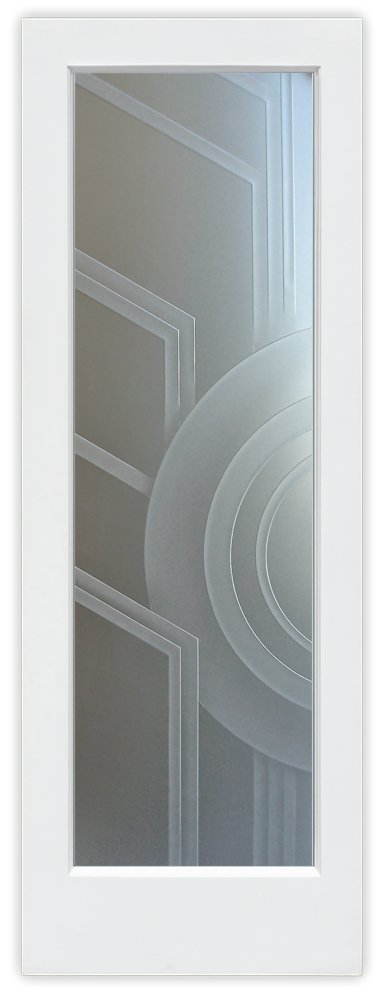 Modern Design Sun Odyssey || Private 3D Enhanced Frosted Glass Door Interior bedroom bathroom door Sans Soucie 