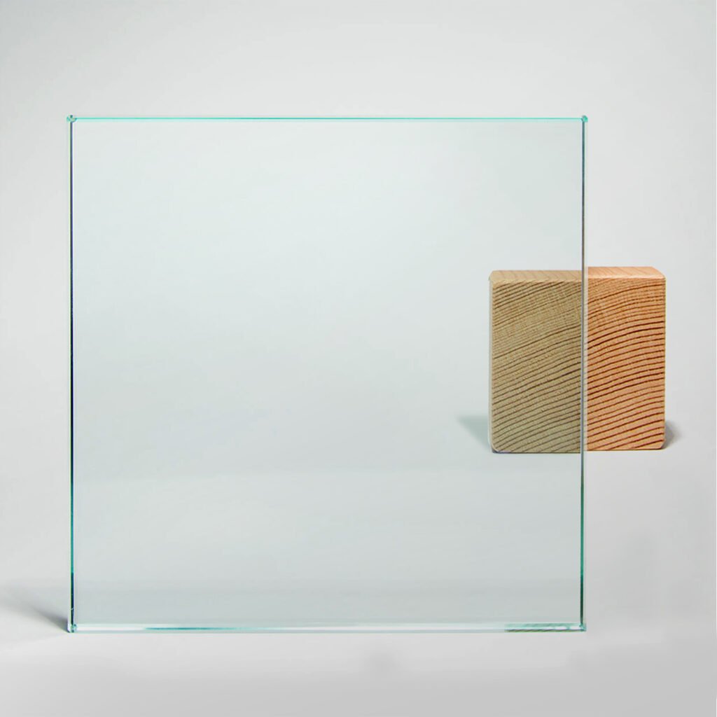 Clear Glass Finish Background 
Plain, smooth, clear glass sans soucie 