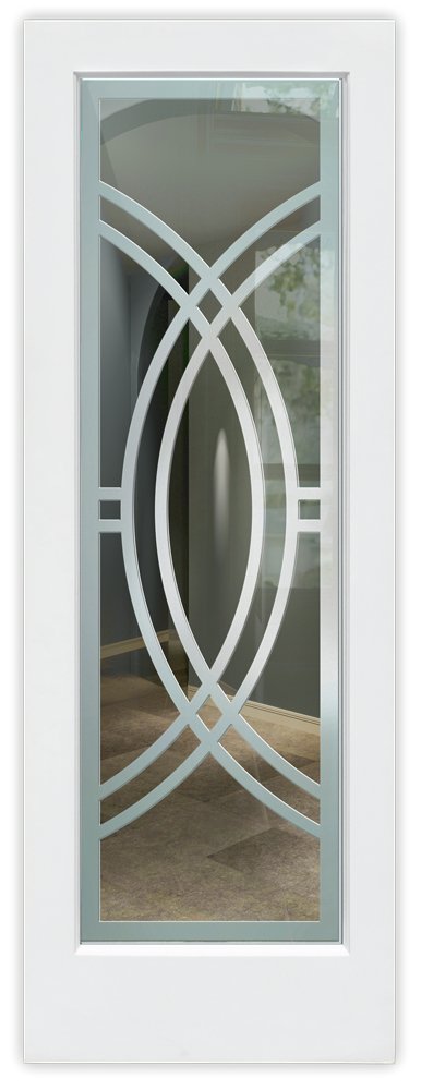 Demi Circle Not Private 3D Clear Glass Finish Clear Glass Finish Pantry Glass Door Interior Sans Soucie 