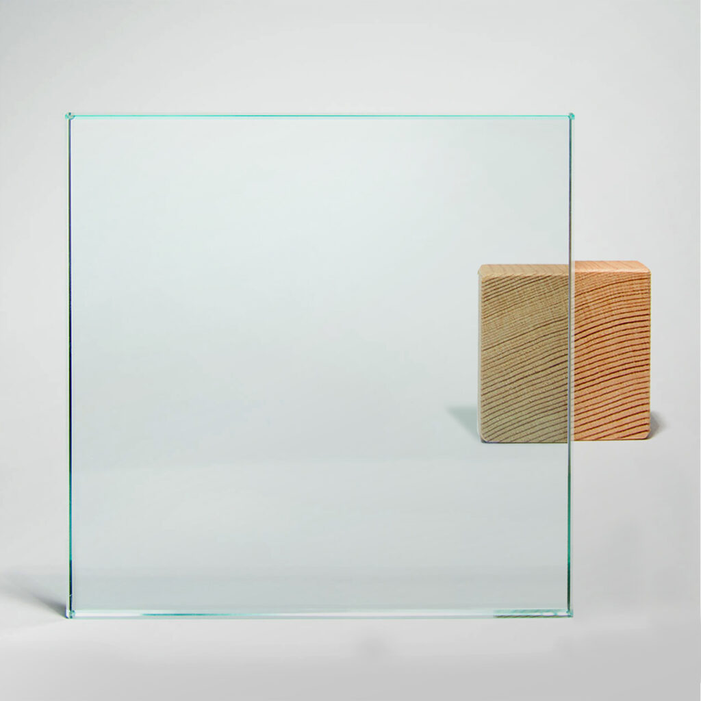 clear glass finish background 