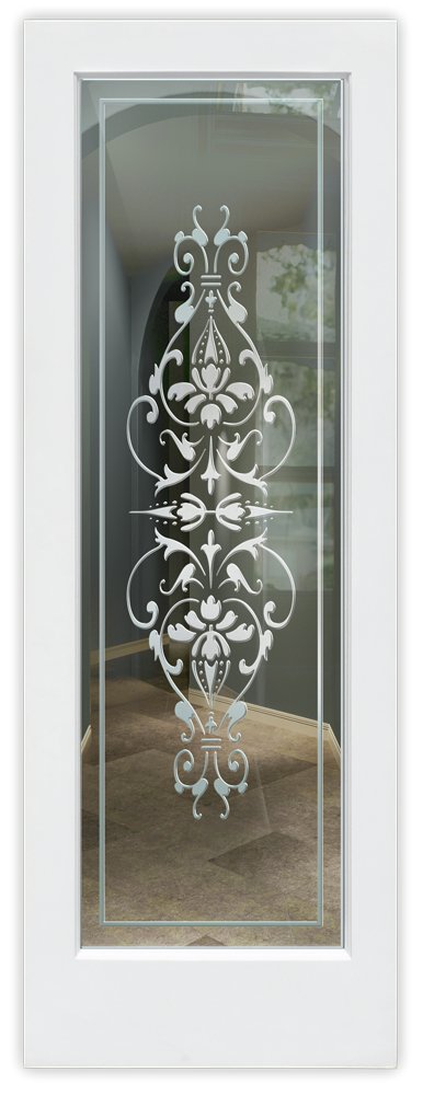 Bordeaux Not Private 3D Clear Glass Finish Glass Pantry Doors Interior Door Sans Soucie 
