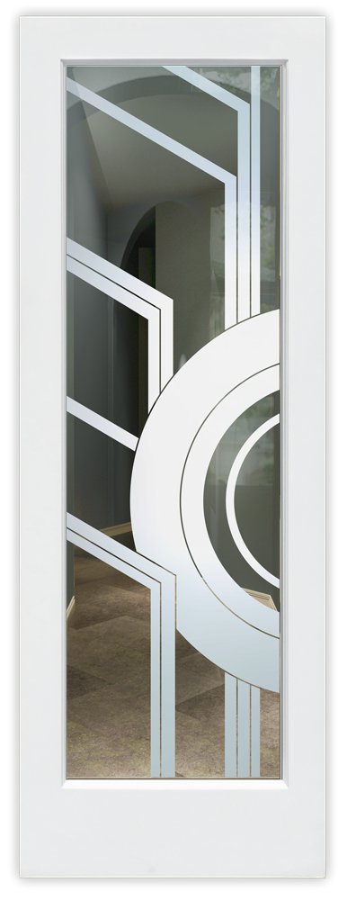1D (Positive) Sun Odyssey II Not Private Clear Glass Finish Modern Interior Glass Doors Sans Soucie 