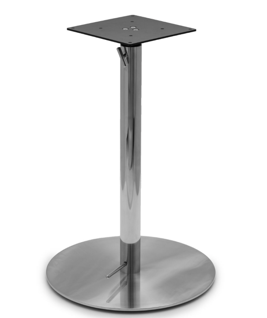 pedestal table base metal