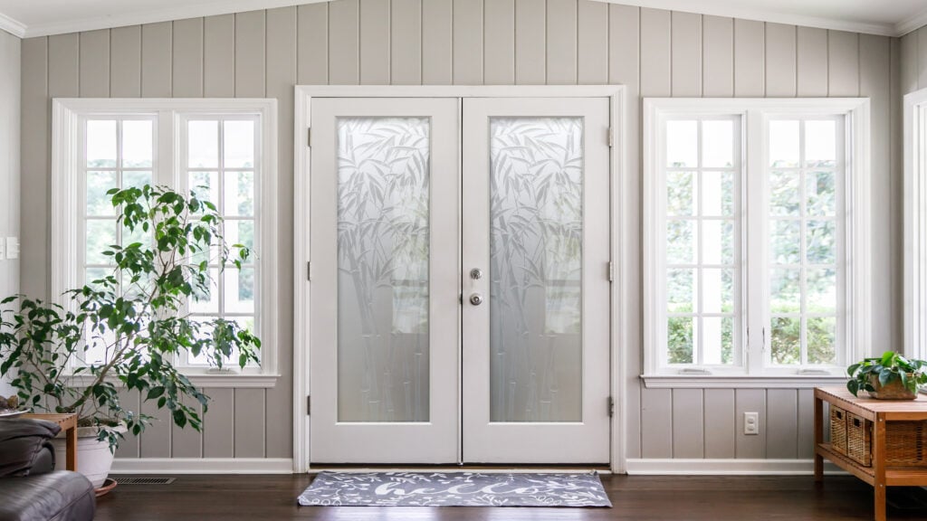 frosted glass doors glass front doors bamboo shoots iii