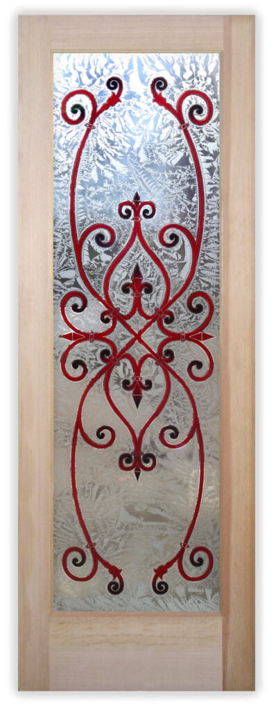 Painted pantry door