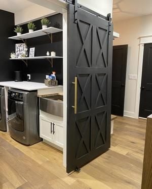 Black Modern Design Style Sliding Glass Pantry Doors
