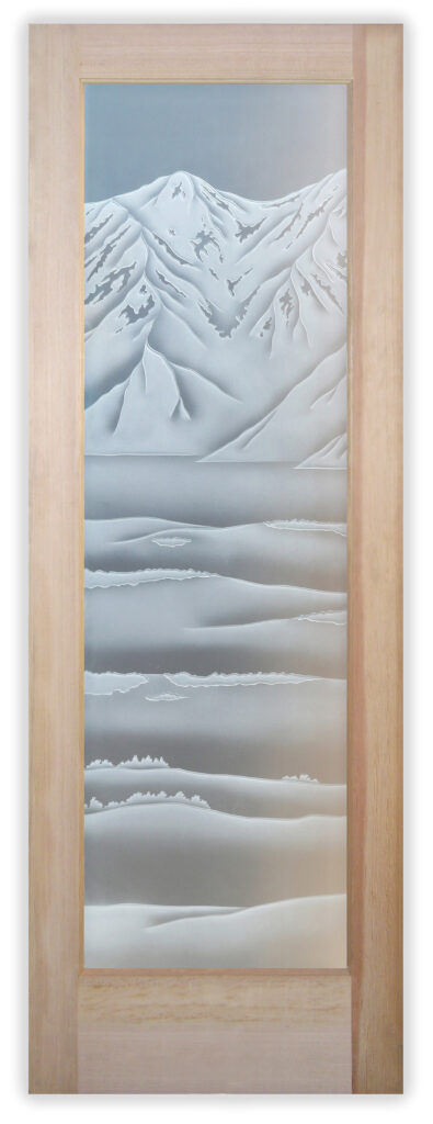 Glass Door Privacy Design Wellsville Mountains