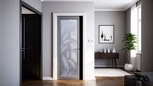 Glass Pantry Doors Wheat Pantry Door Private 2D Frosted Glass Modern Farmhouse Decor Style Interior Glass Doors Sans Soucie