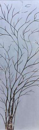 Door Glass Insert with sandblast Frosted Glass Design Art Glass Featuring Sandblast Etched Glass by Sans Soucie