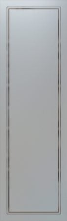 Pantry Insert with Frosted Glass Borders 2 Pinstripe Border Design by Sans Soucie