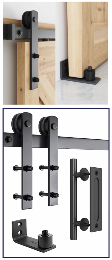 barn door hardware kit for wood frame doors sans soucie art glass