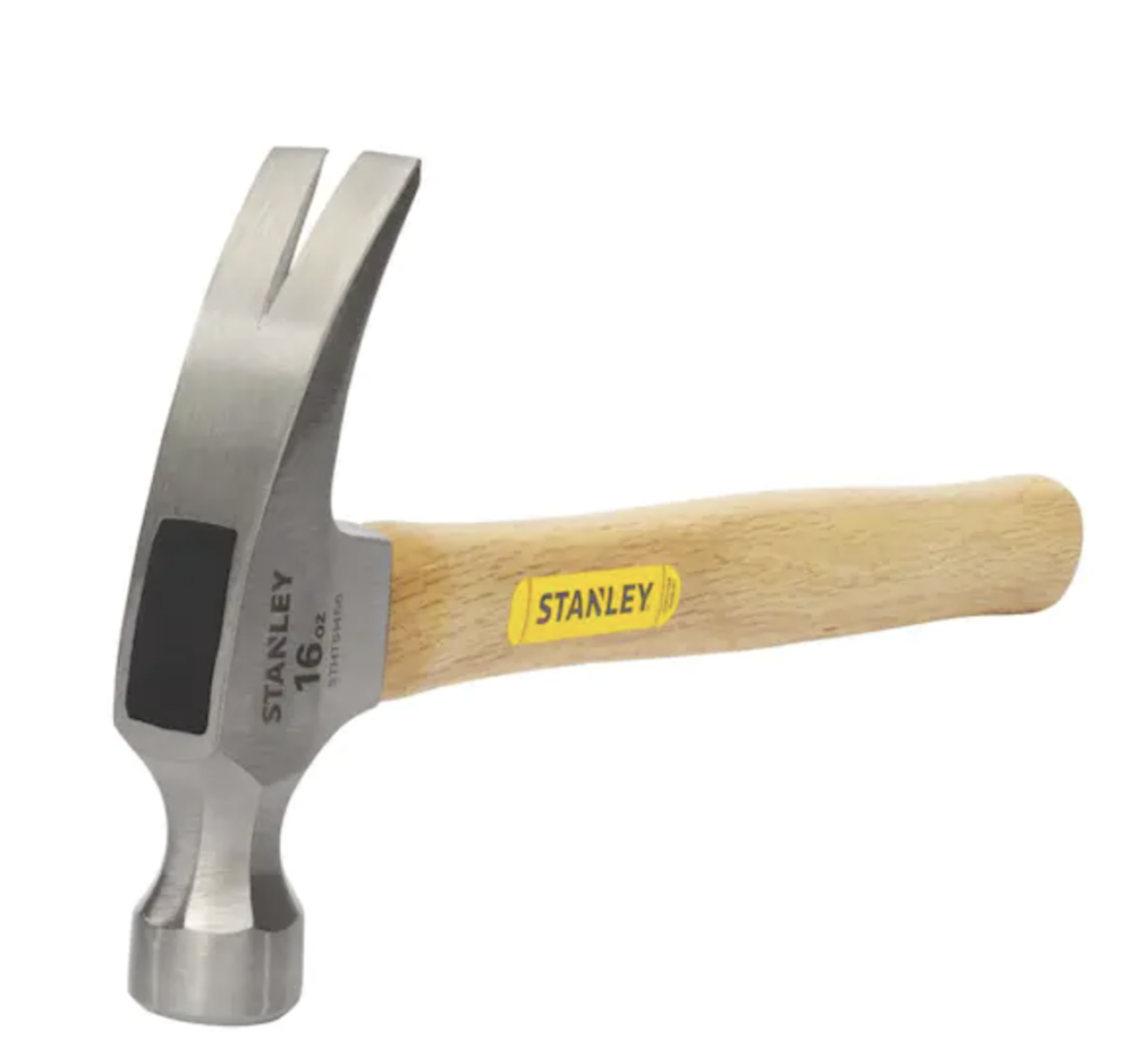 tool to install new pantry door hammer