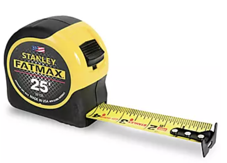 measuring tape for installing a pantry door