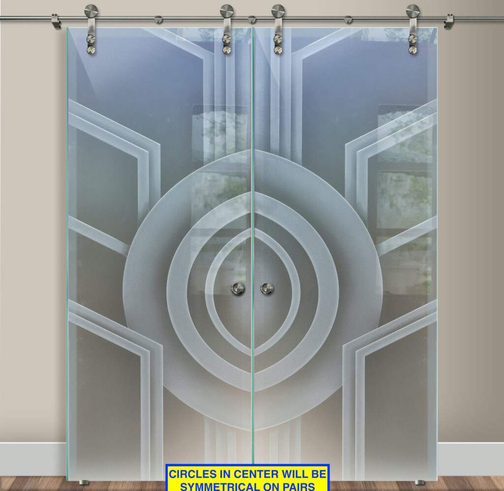 Sleek closet barn doors