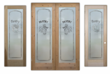 farmhouse style pantry doors by sans soucie art glass