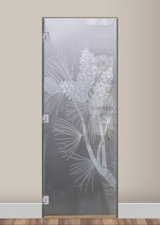 Interior Glass Door with sandblast Frosted Glass Design Art Glass Featuring Sandblast Etched Glass by Sans Soucie