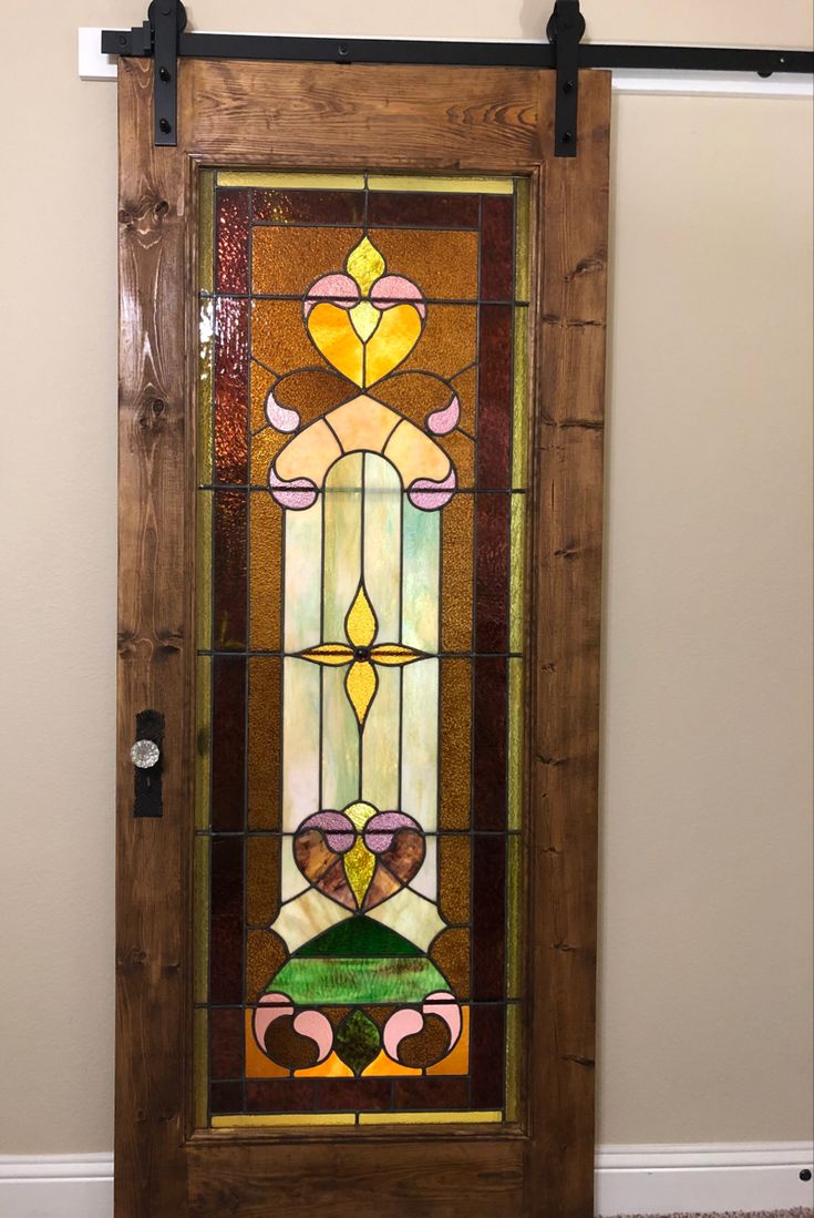 Stained-glass-barn-door