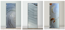 hinged all glass interior doors by sans soucie art glass