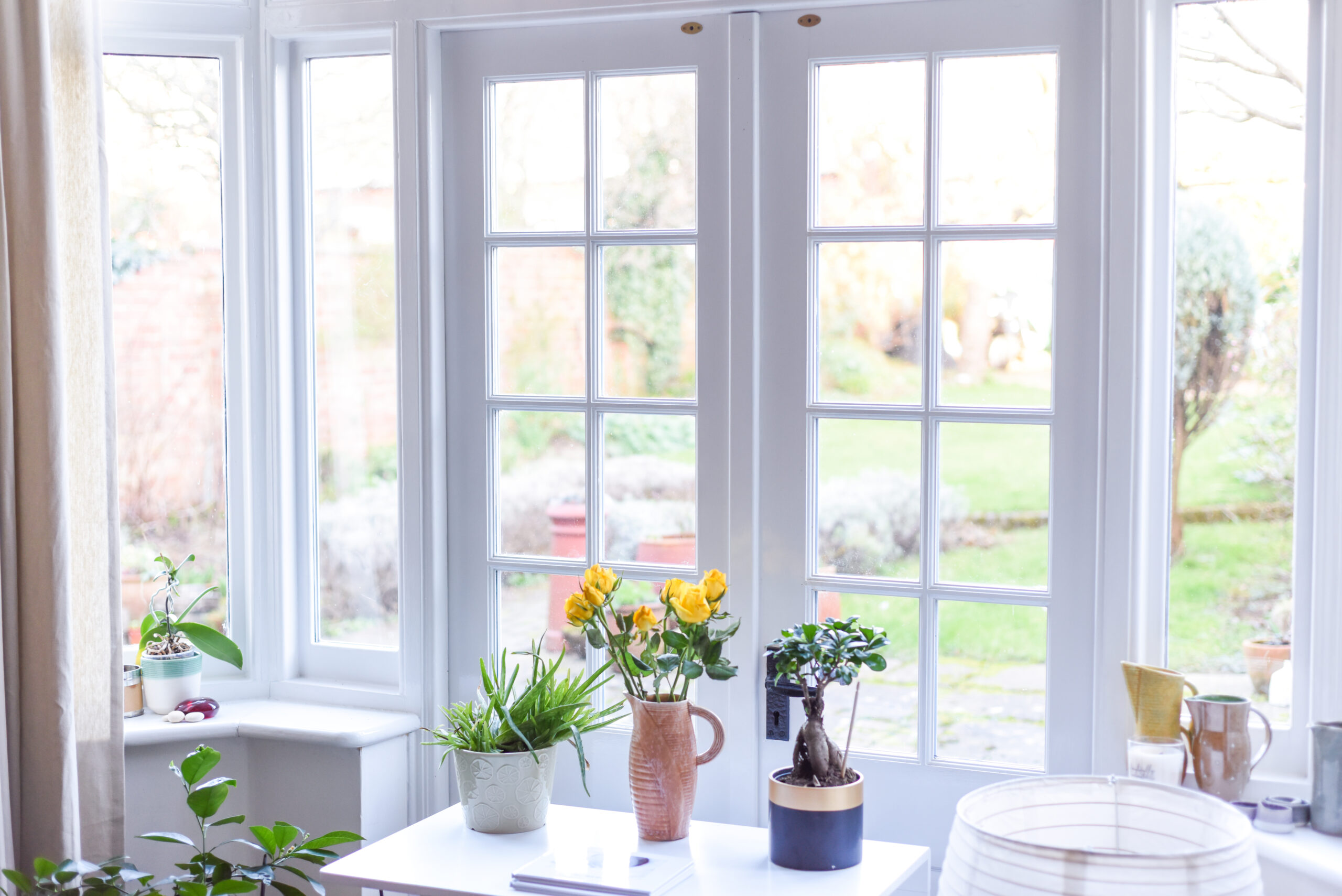 french doors with glass
