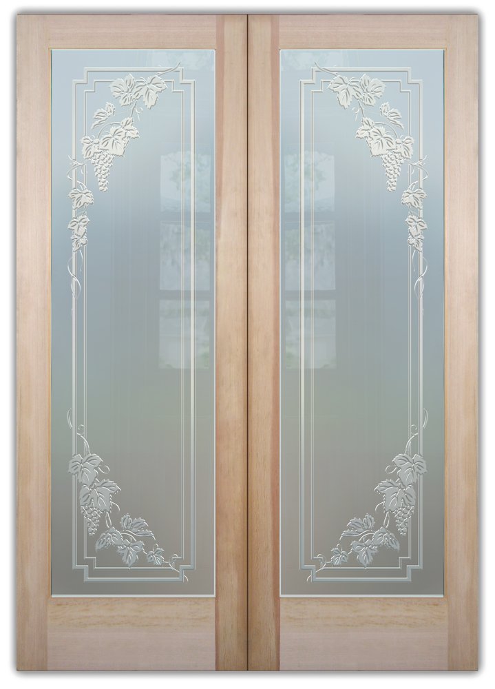 Double Pantry Doors With Glass Designs