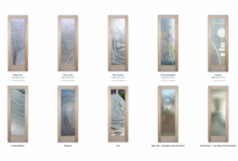 interior door with glass