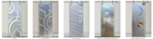 glass barn doors by sans soucie row of examples
