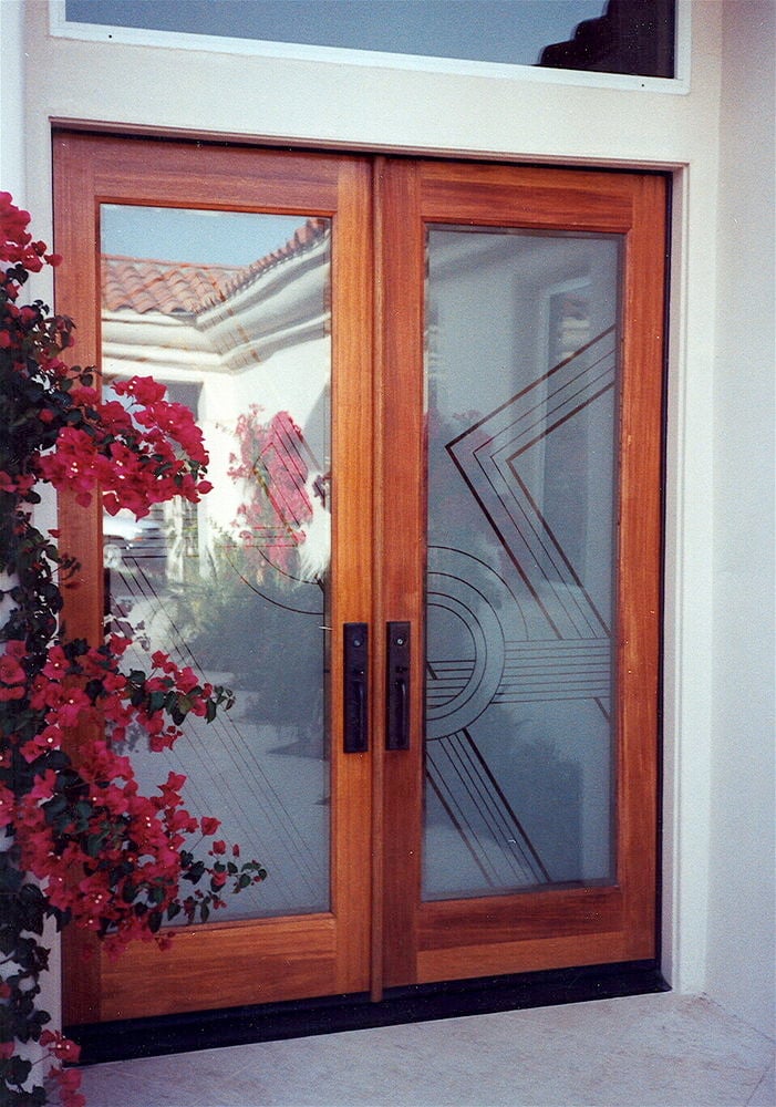 Double front doors