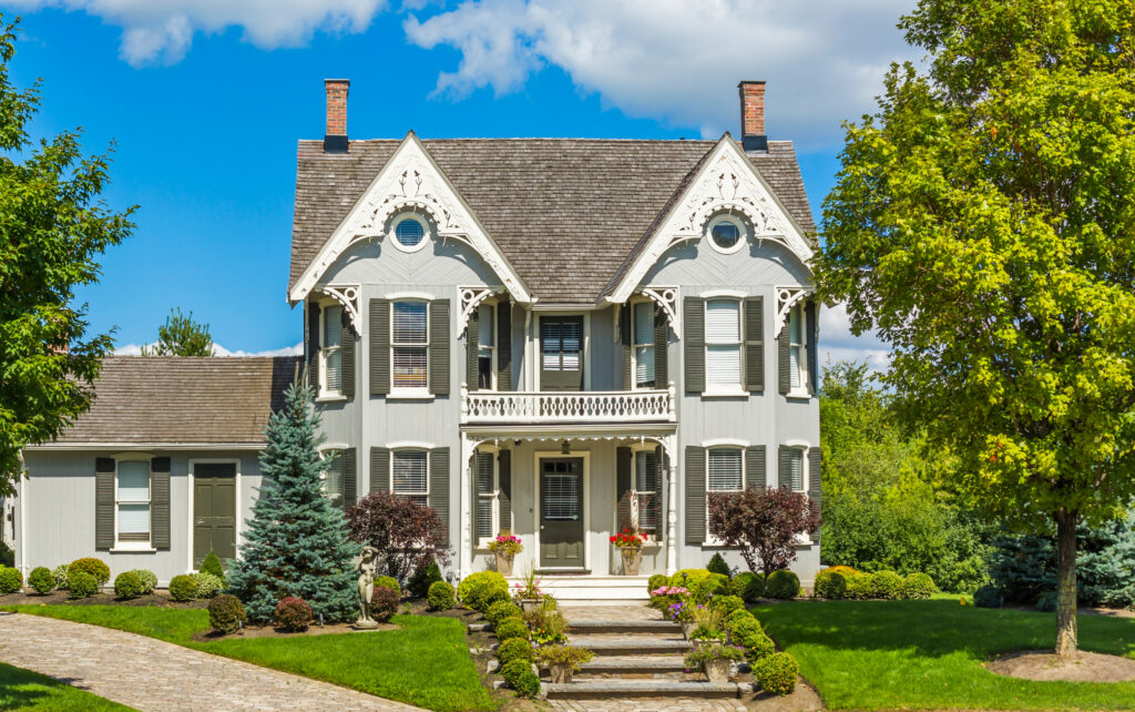 vintage decor style victorian home exterior