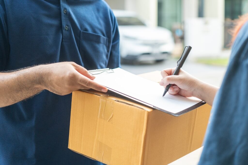 delivery signature
