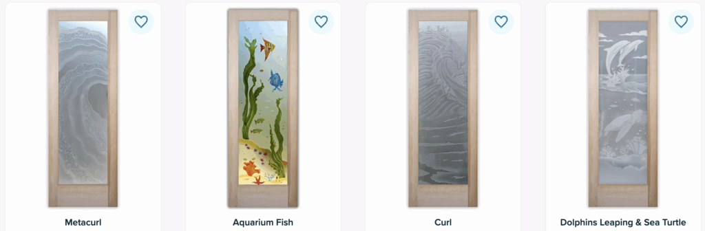 frosted glass bathroom door beach home coastal design