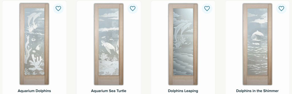 frosted glass bathroom door beach home coastal designs